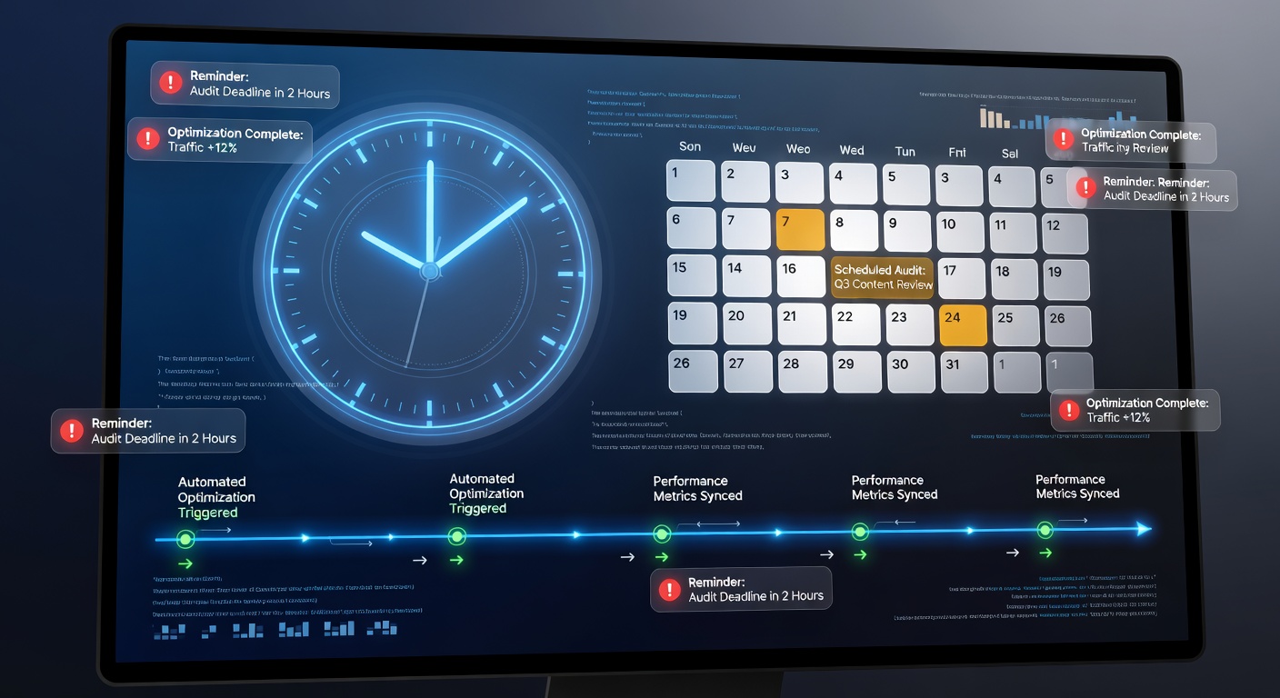 Scheduled content audits